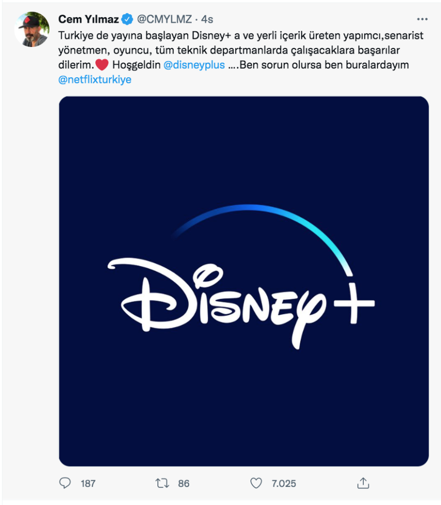 cem yilmaz dan netflix in abonelik aldigini acikladigi disney plus a gonderme